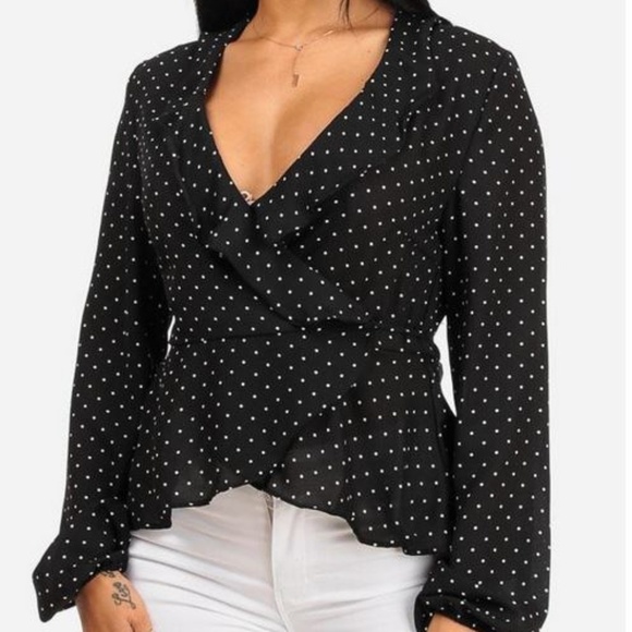 POLKA DOT TOP - Picture 1 of 3